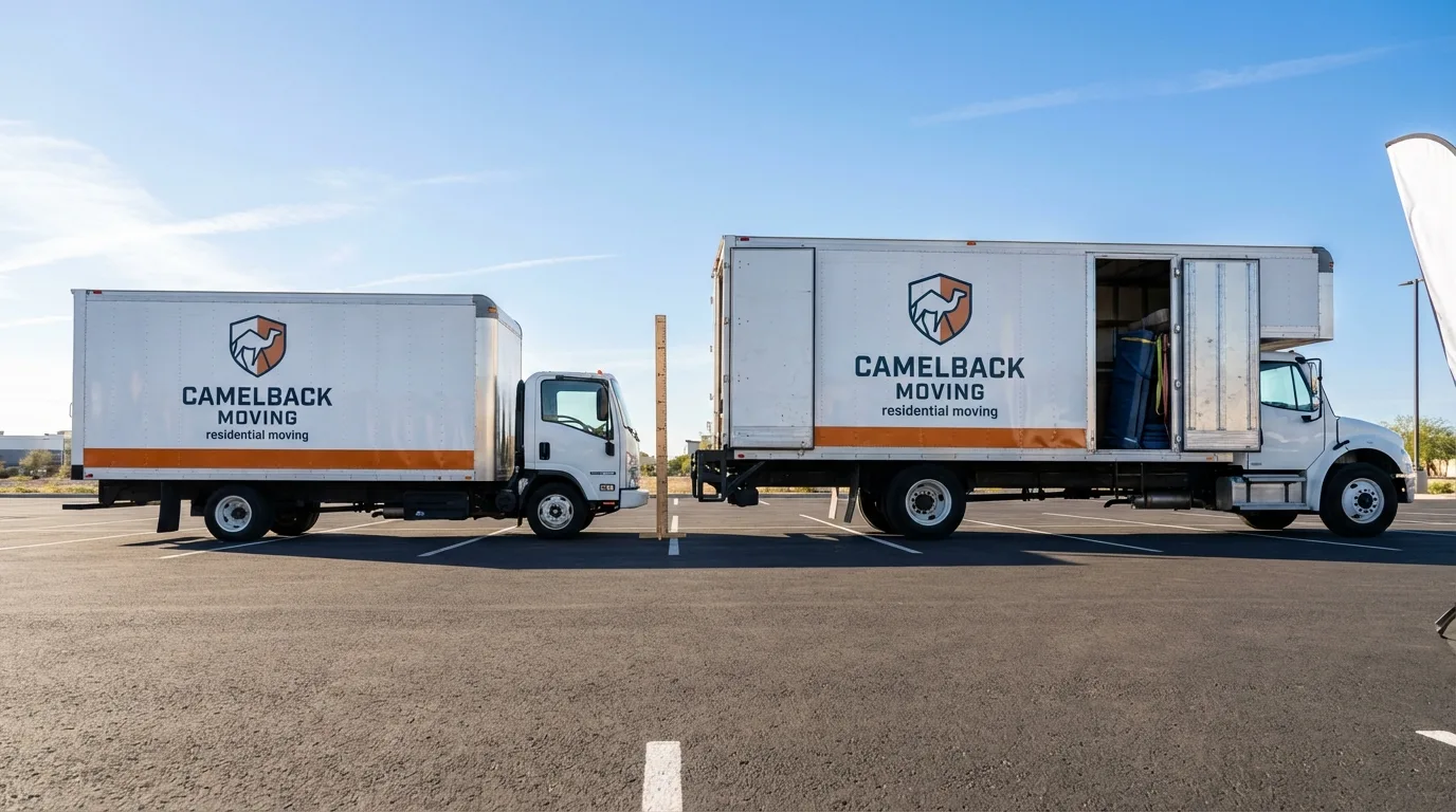 Moving truck size capacity guide in Carrizo Springs